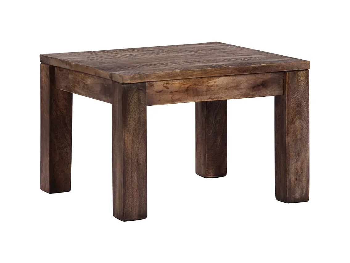 Salontafel 50x50x35 cm massief mangohout
