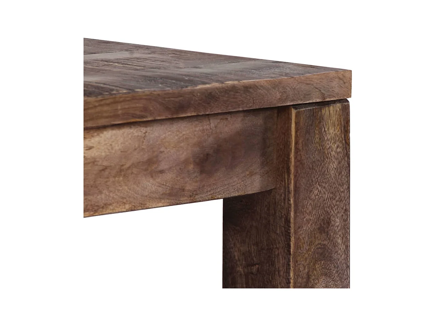 Salontafel 50x50x35 cm massief mangohout