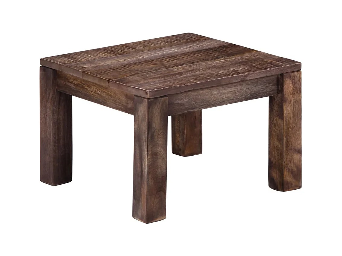 Salontafel 50x50x35 cm massief mangohout