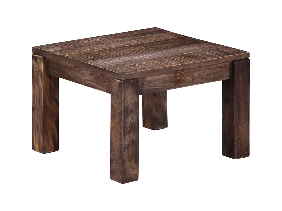 Salontafel 50x50x35 cm massief mangohout