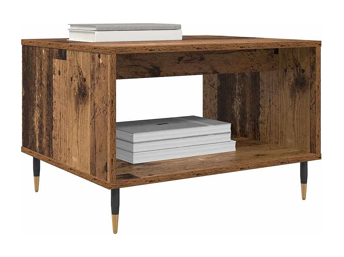 Table basse Bois ancien 60 x 50 x 40 cm Bois d'ingénierie