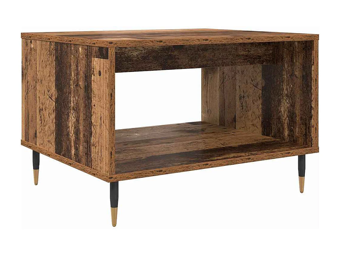 Table basse Bois ancien 60 x 50 x 40 cm Bois d'ingénierie