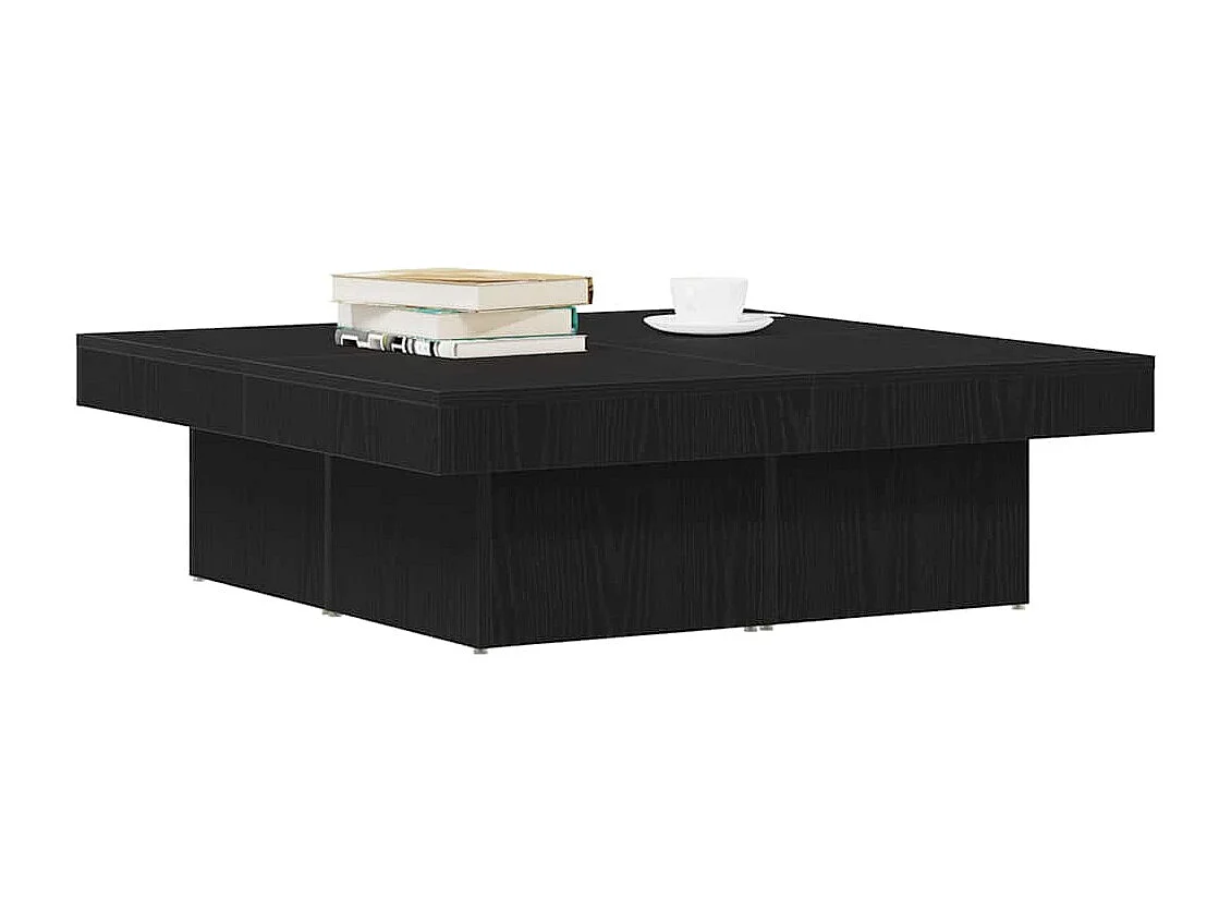 Mesa de centro Carvalho preto 90 x 90 x 28 cm