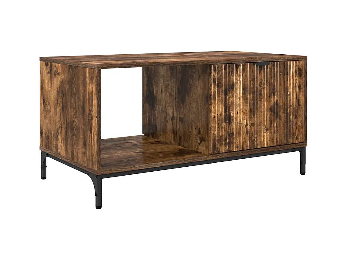 Mesa de Café Roble ahumado 90 x 49 x 46 cm Madera contrachapada