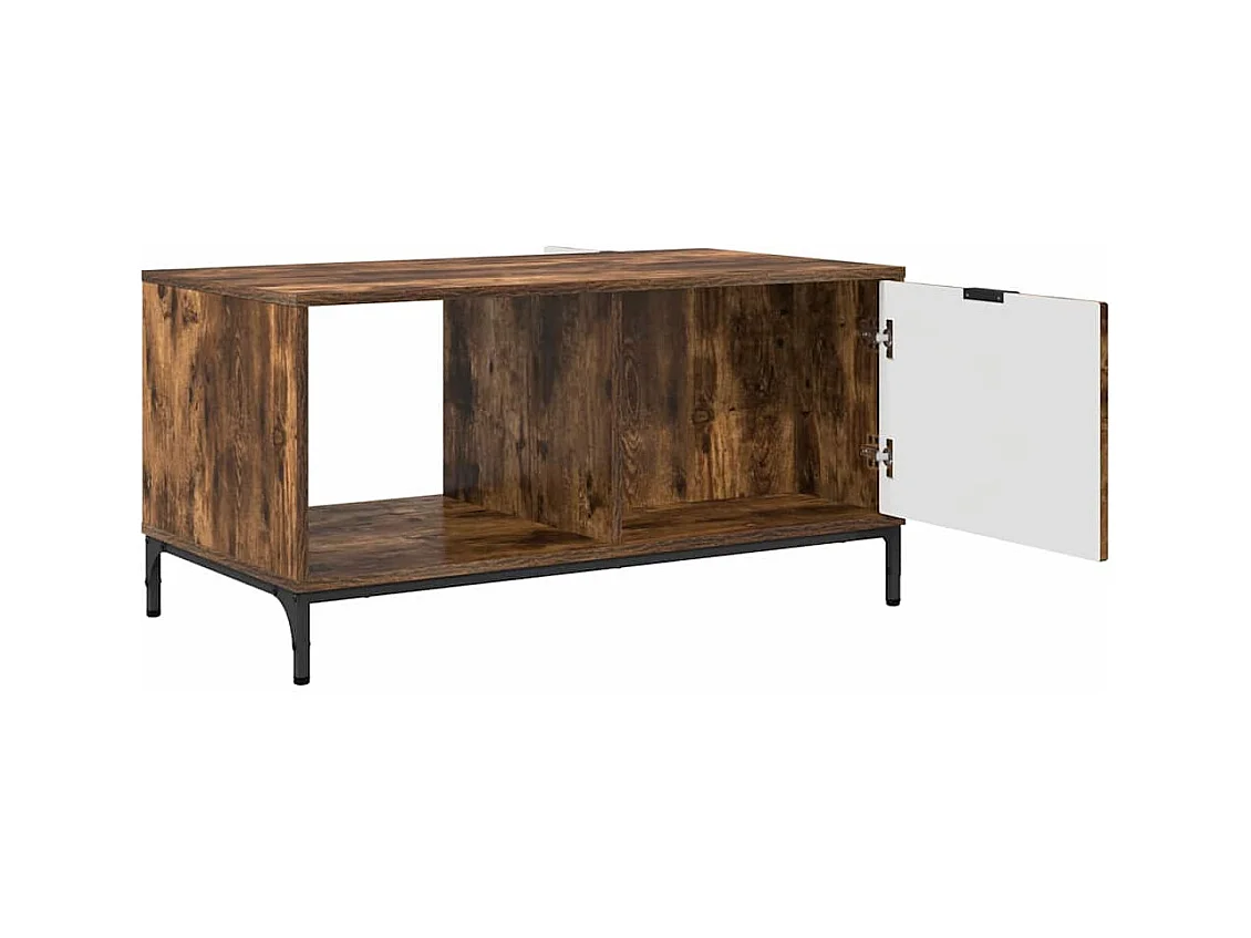 Mesa de Café Roble ahumado 90 x 49 x 46 cm Madera contrachapada