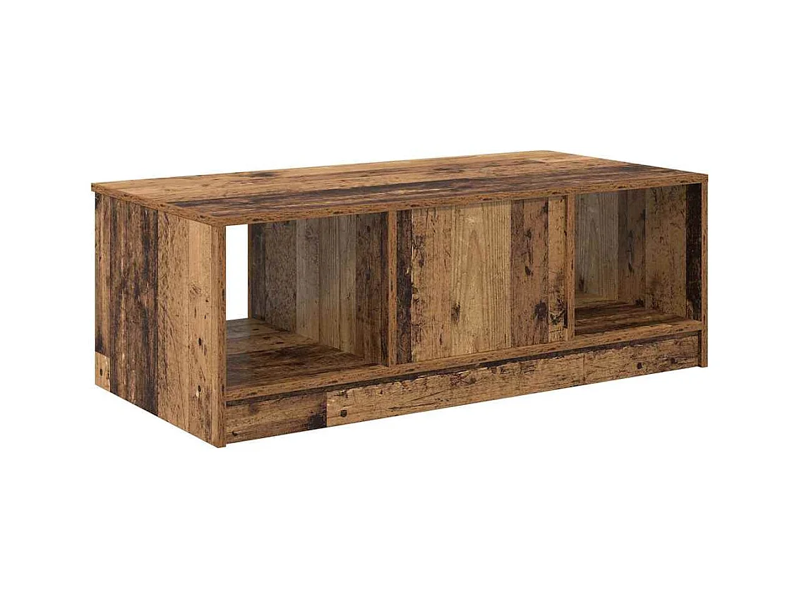Salontafel Oud hout 100 x 50 x 36 cm Bewerkt hout