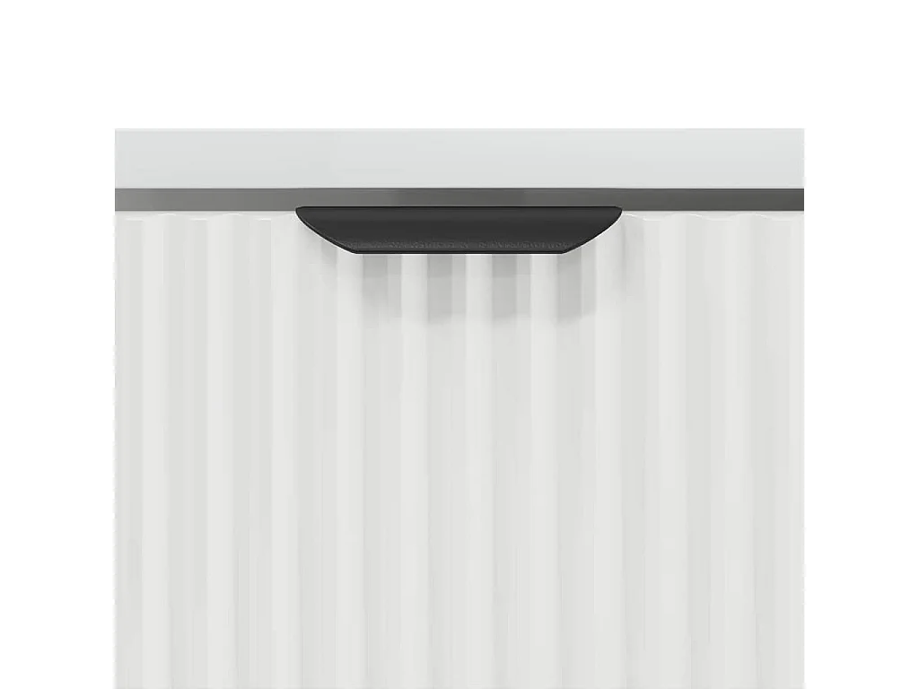 Table basse Blanc 90 x 49 x 46 cm Bois d'ingénierie