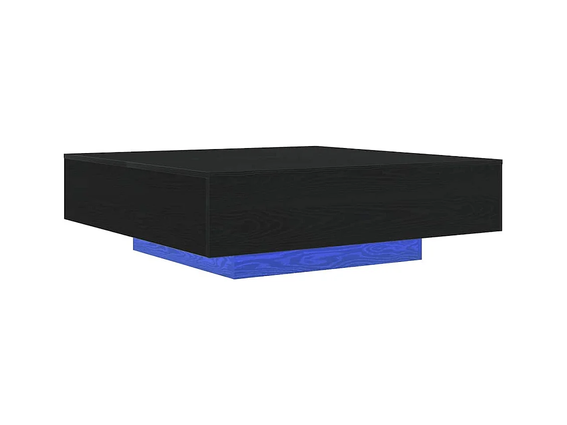 Table Basse Chêne noir 100 x 100 x 31 cm Bois d'ingénierie