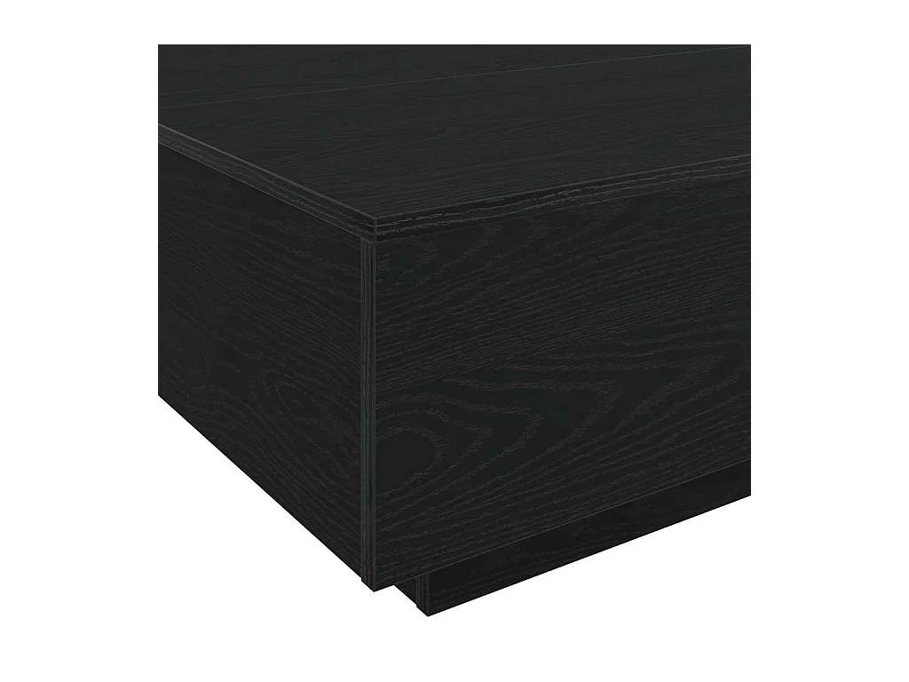 Table Basse Chêne noir 100 x 100 x 31 cm Bois d'ingénierie