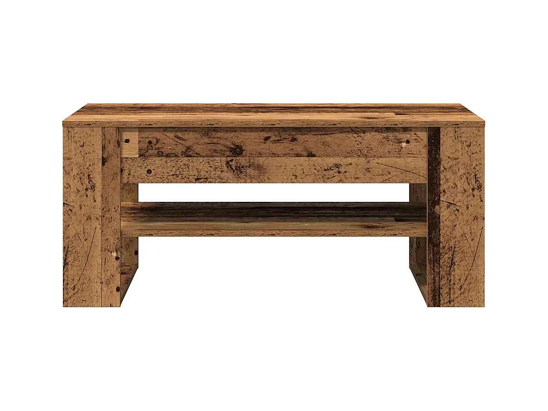 Table basse Bois ancien 102 x 55 x 45 cm Bois d'ingénierie