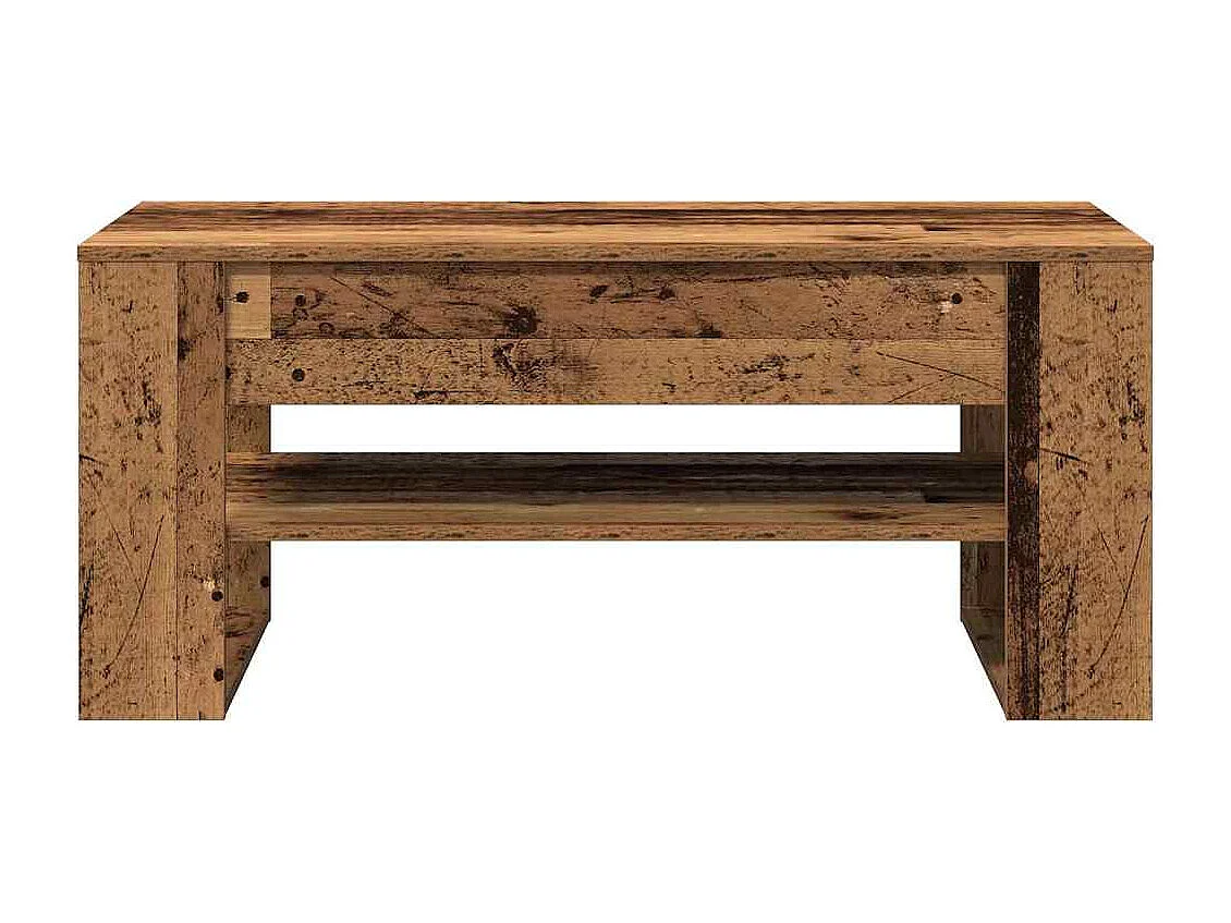 Table basse Bois ancien 102 x 55 x 45 cm Bois d'ingénierie