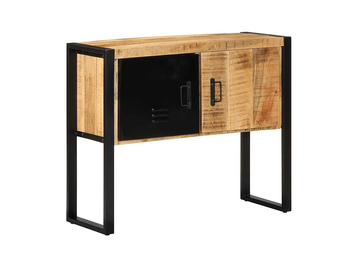 Mueble consola madera maciza de mango 90x35x75 cm