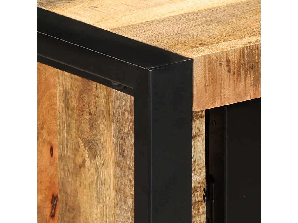 Mueble consola madera maciza de mango 90x35x75 cm