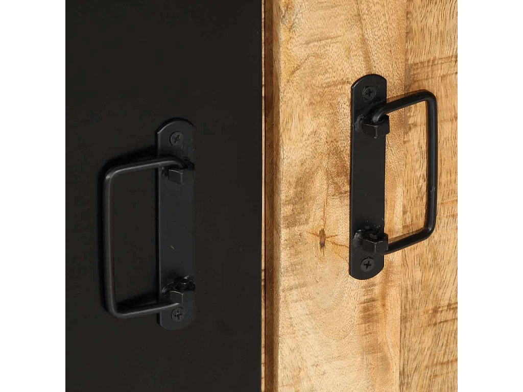 Mueble consola madera maciza de mango 90x35x75 cm