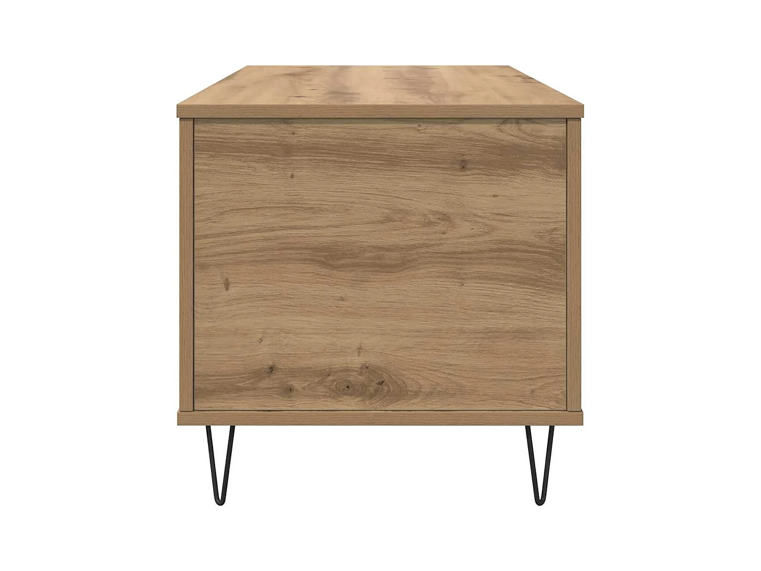 Table basse chêne artisanal 90 x 44.5 x 45 cm Bois d'ingénierie