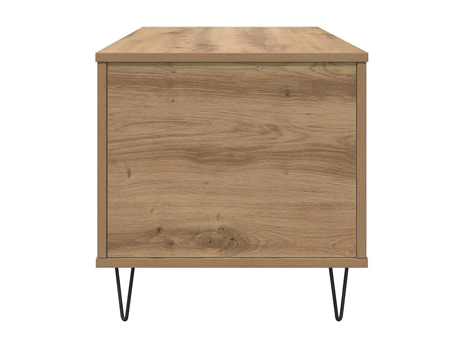 Table basse chêne artisanal 90 x 44.5 x 45 cm Bois d'ingénierie