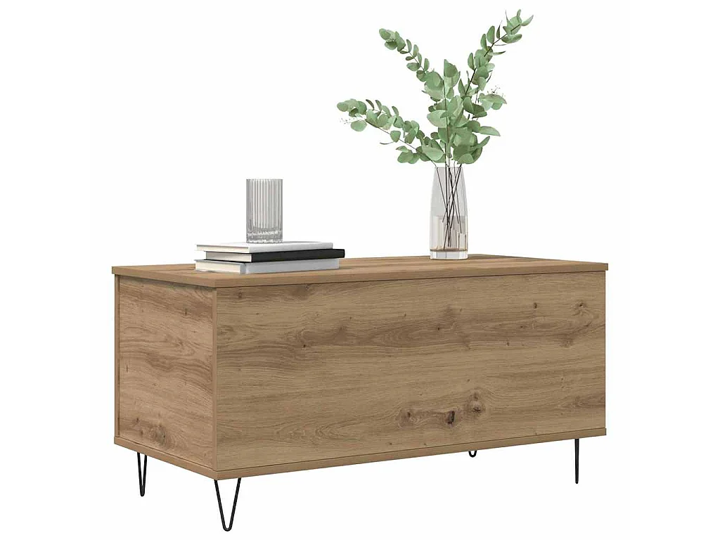 Mesa de Café Roble artisan 90 x 44.5 x 45 cm