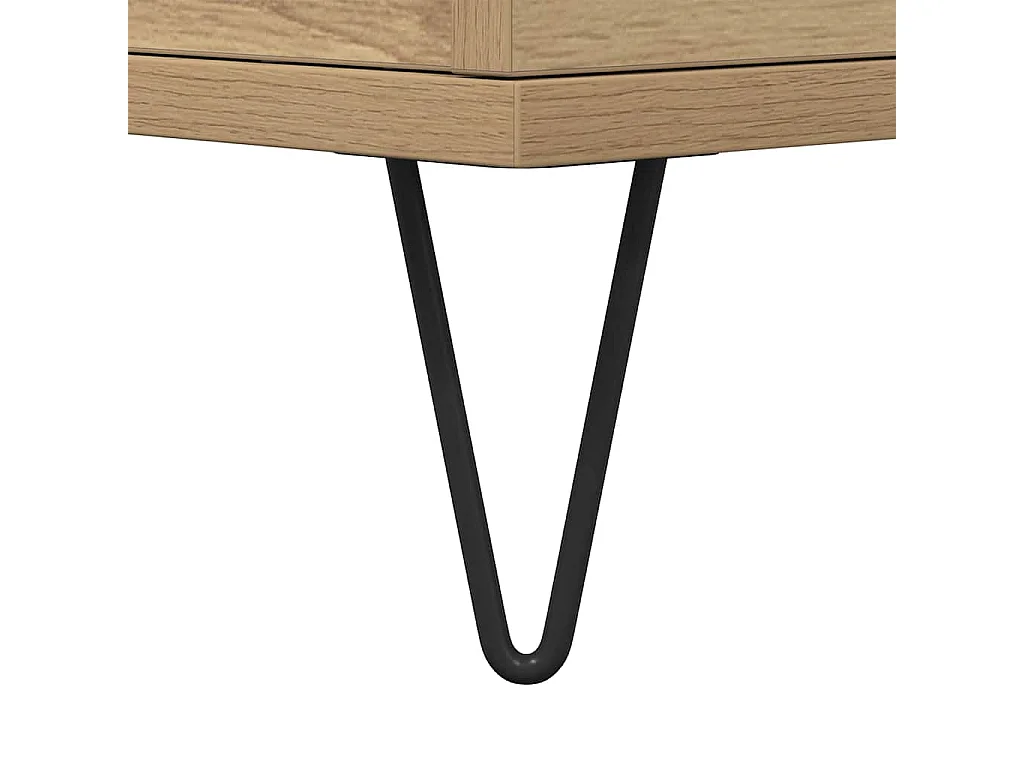 Mesa de Café Roble artisan 90 x 44.5 x 45 cm