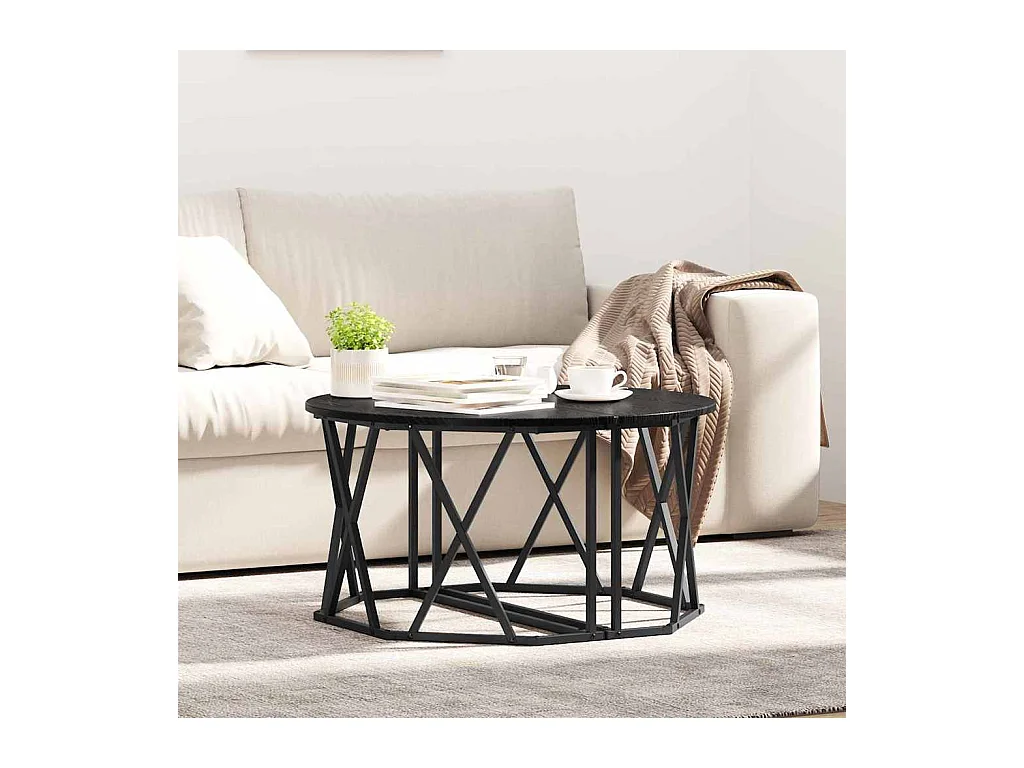 Table basse Chêne noir 80 x 80 x 42 cm