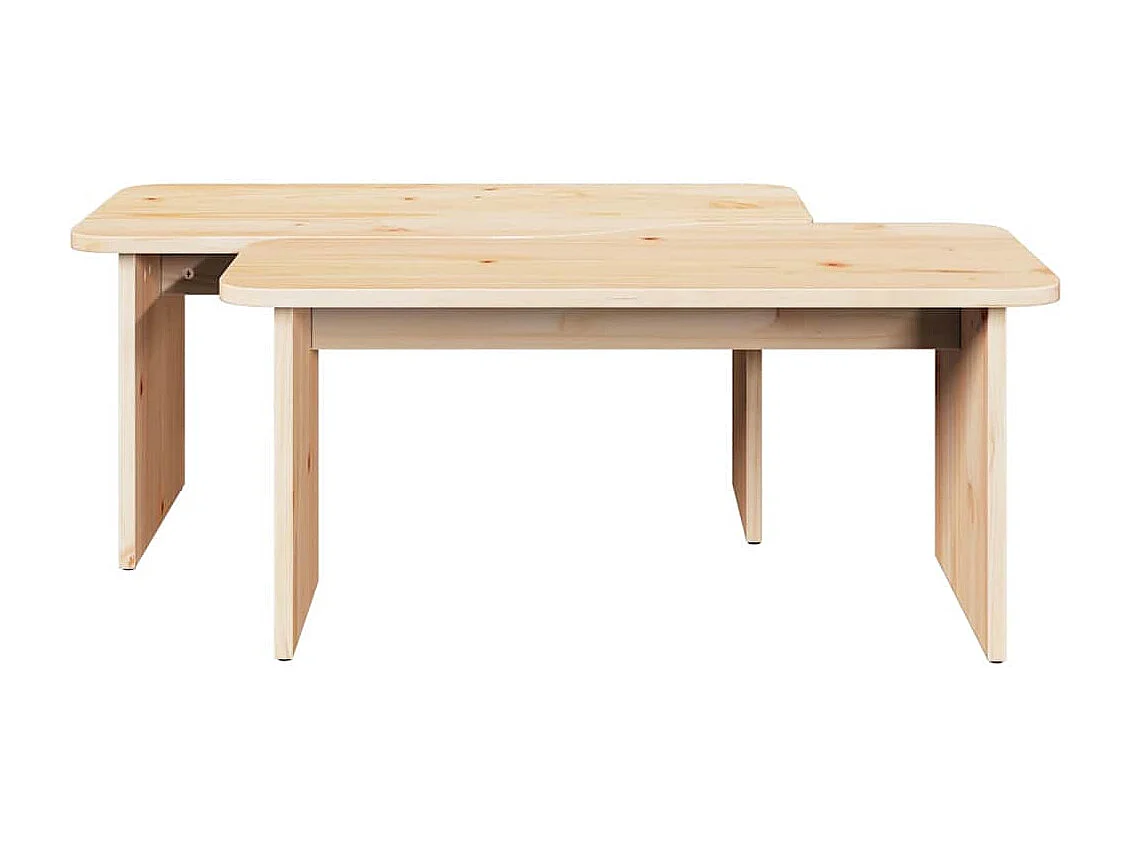 Mesa de centro Natural 100 x 69 x 35.5 cm