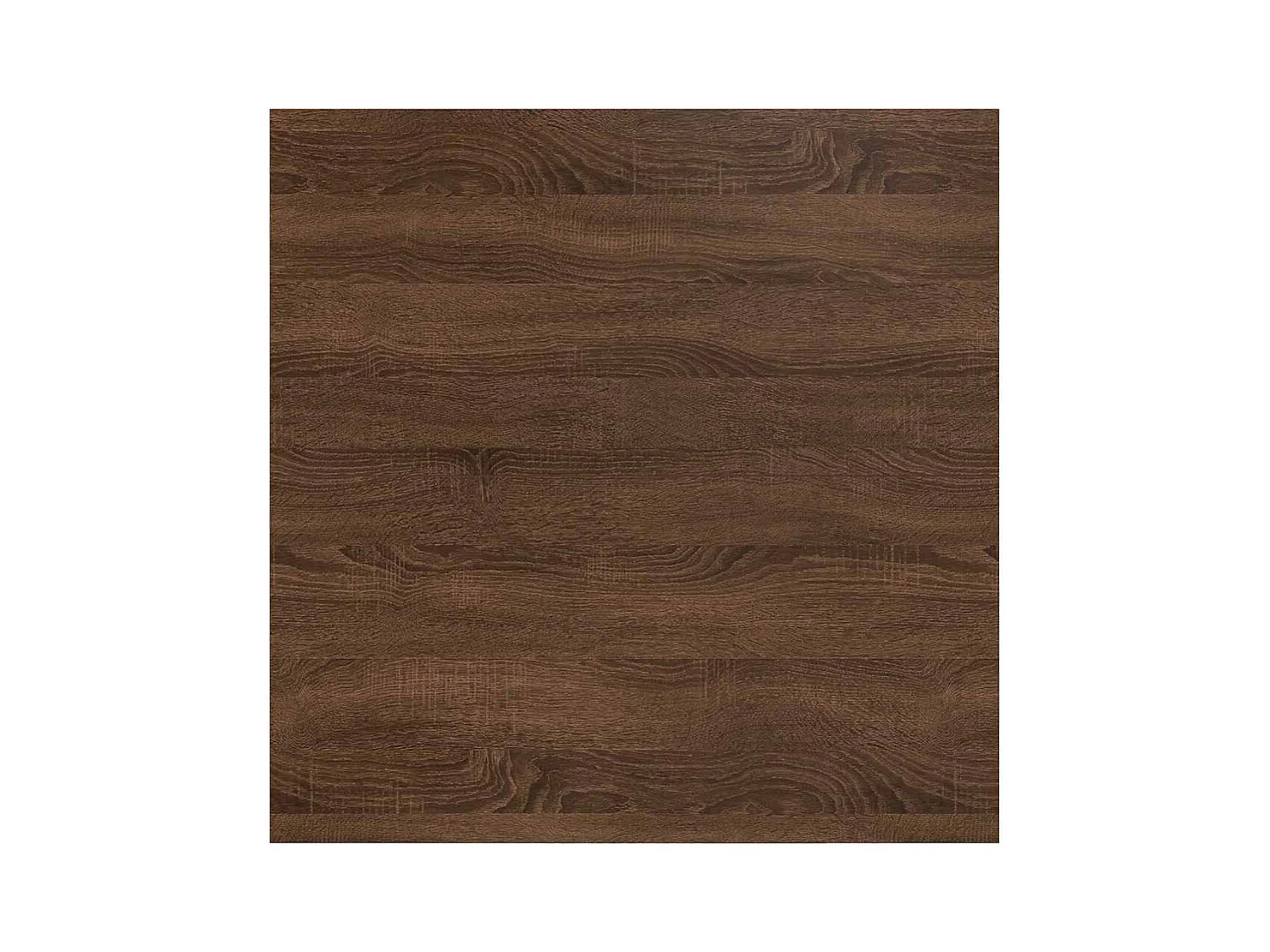 Table basse avec tiroirs chêne marron 100x100x40 cm