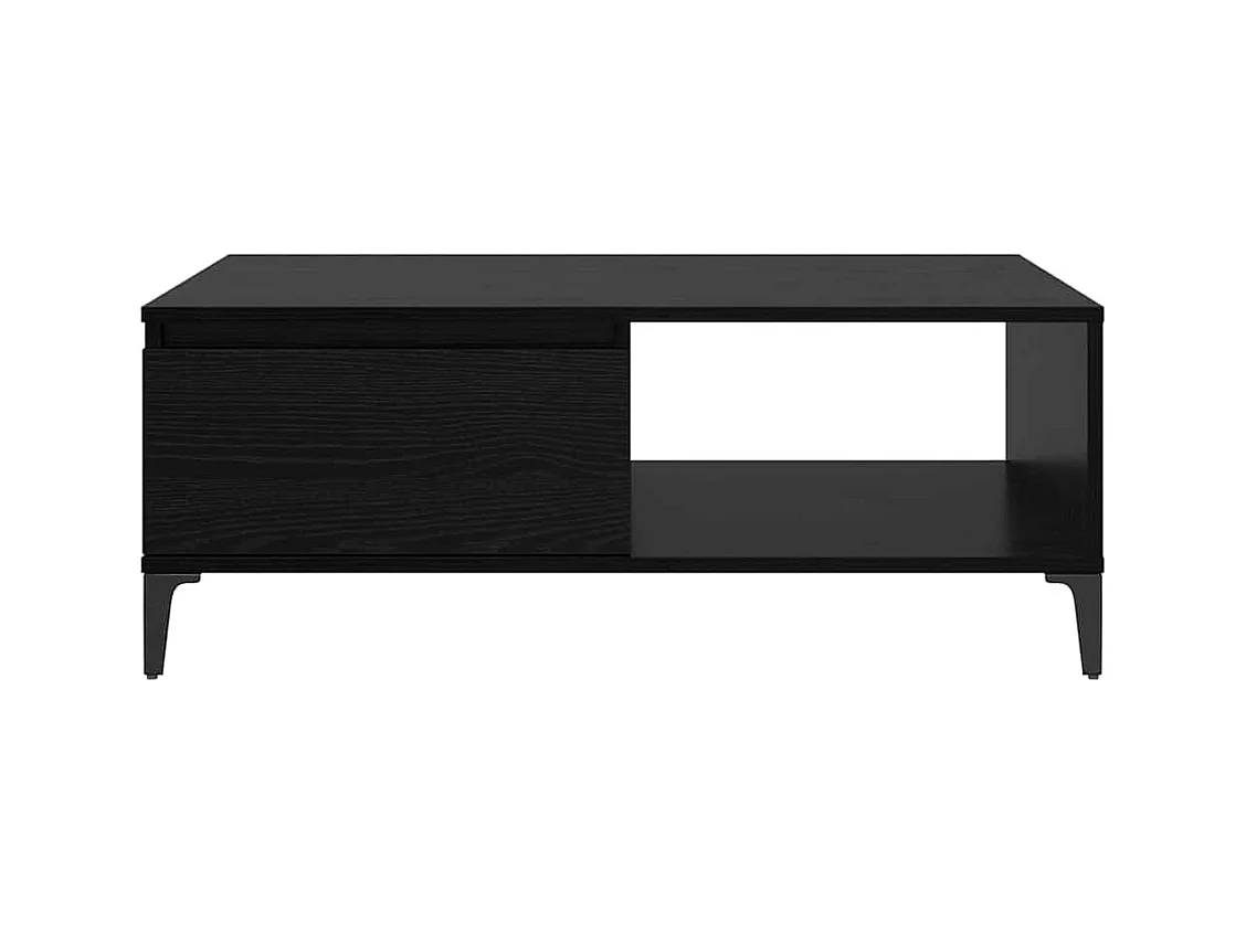 Mesa de centro Carvalho preto 90 x 60 x 35 cm