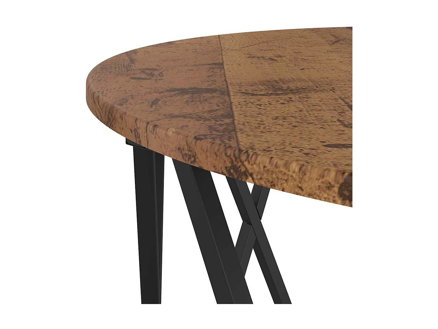 Table basse Bois ancien 80 x 80 x 42 cm