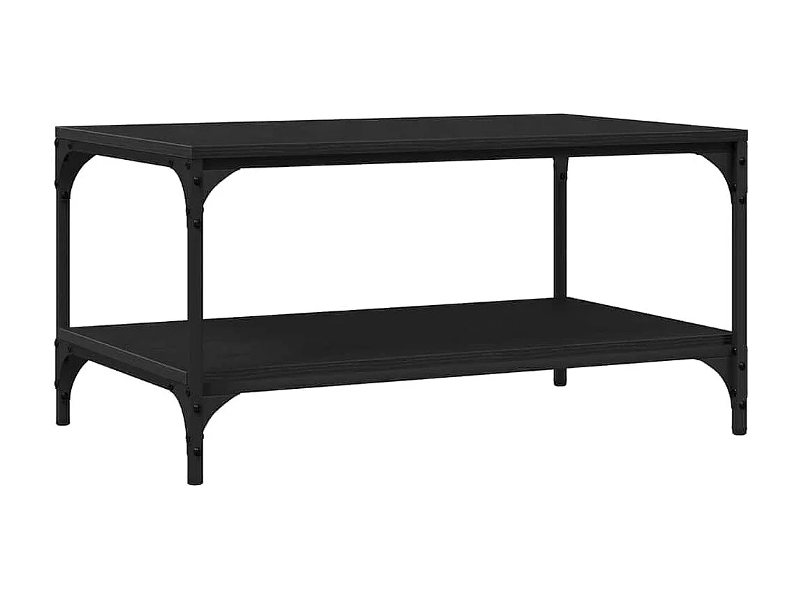 Table basse Chêne noir 80 x 50 x 40 cm Bois d'ingénierie