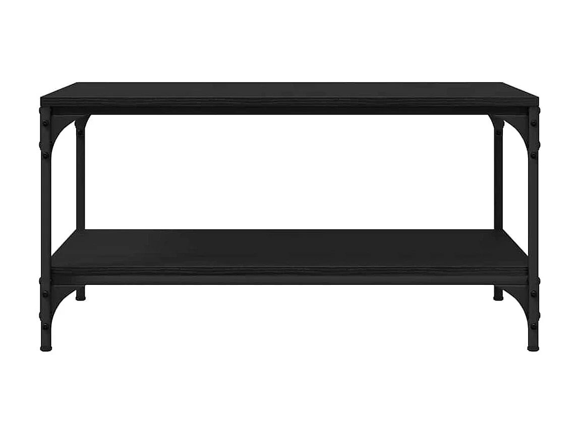 Table basse Chêne noir 80 x 50 x 40 cm Bois d'ingénierie