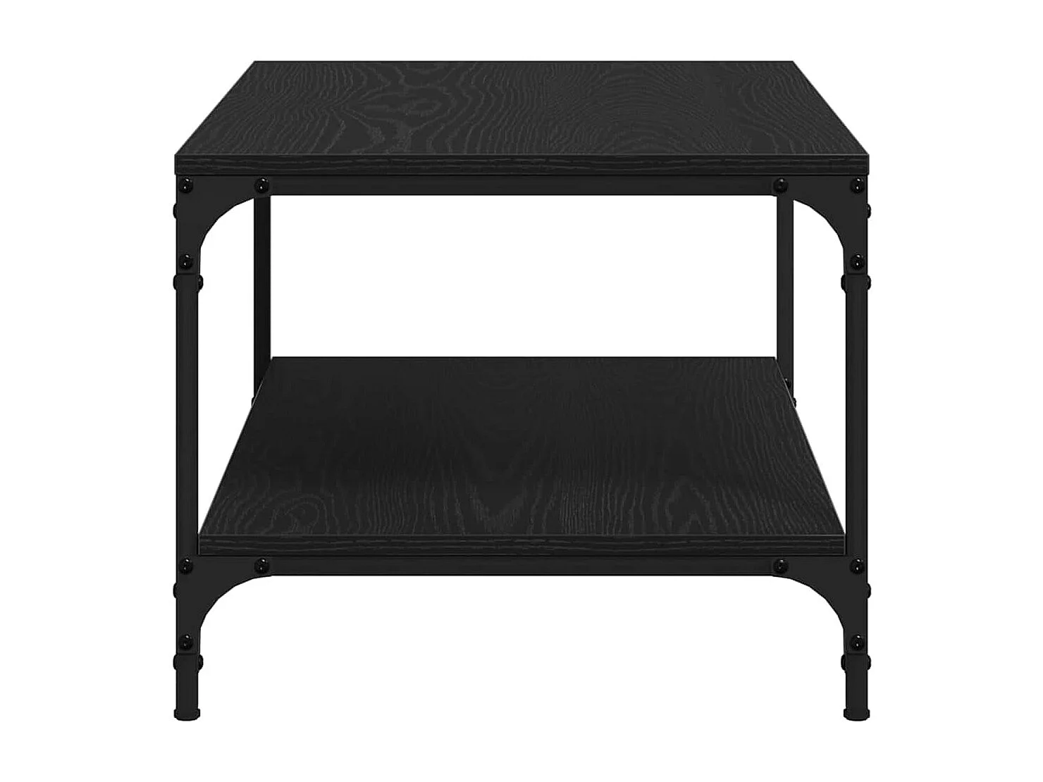 Table basse Chêne noir 80 x 50 x 40 cm Bois d'ingénierie