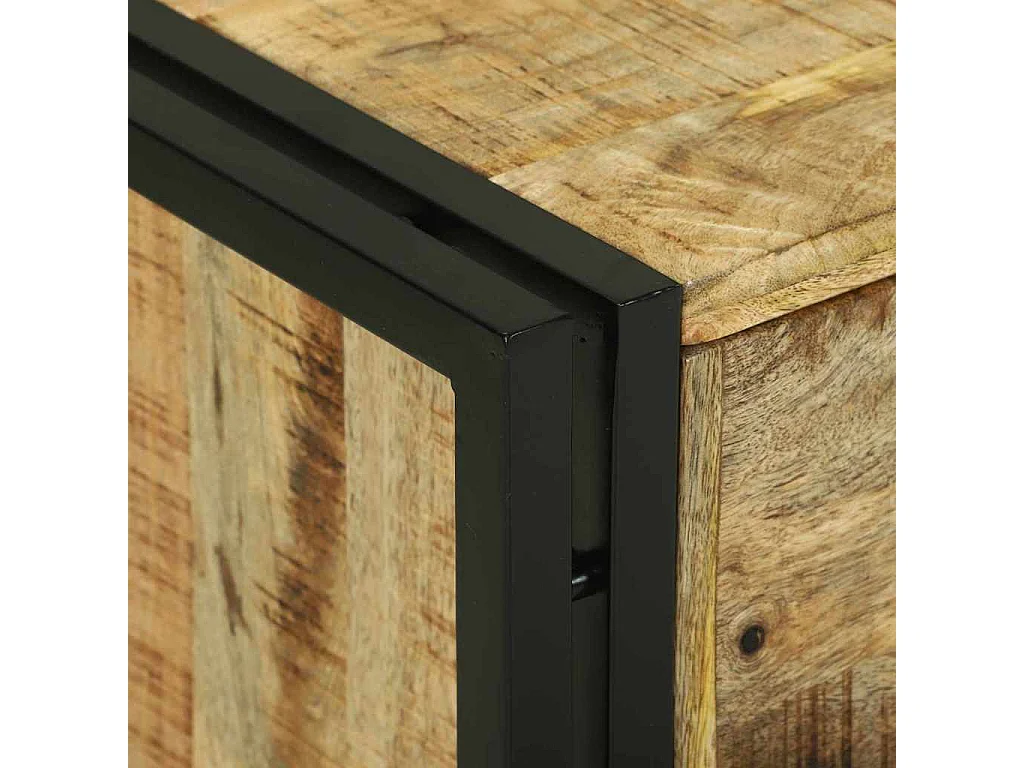 Table basse Marron 90 x 50 x 38 cm Bois de manguier brut massif