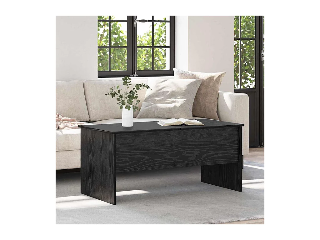 Mesa de centro Carvalho preto 102 x 50,5 x 46,5 cm