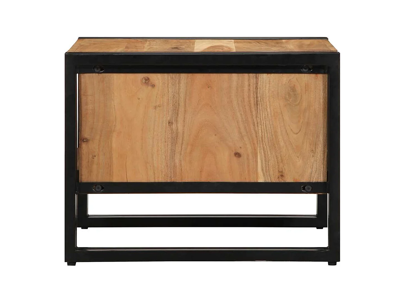 Table basse 50x50x38 cm bois massif acacia