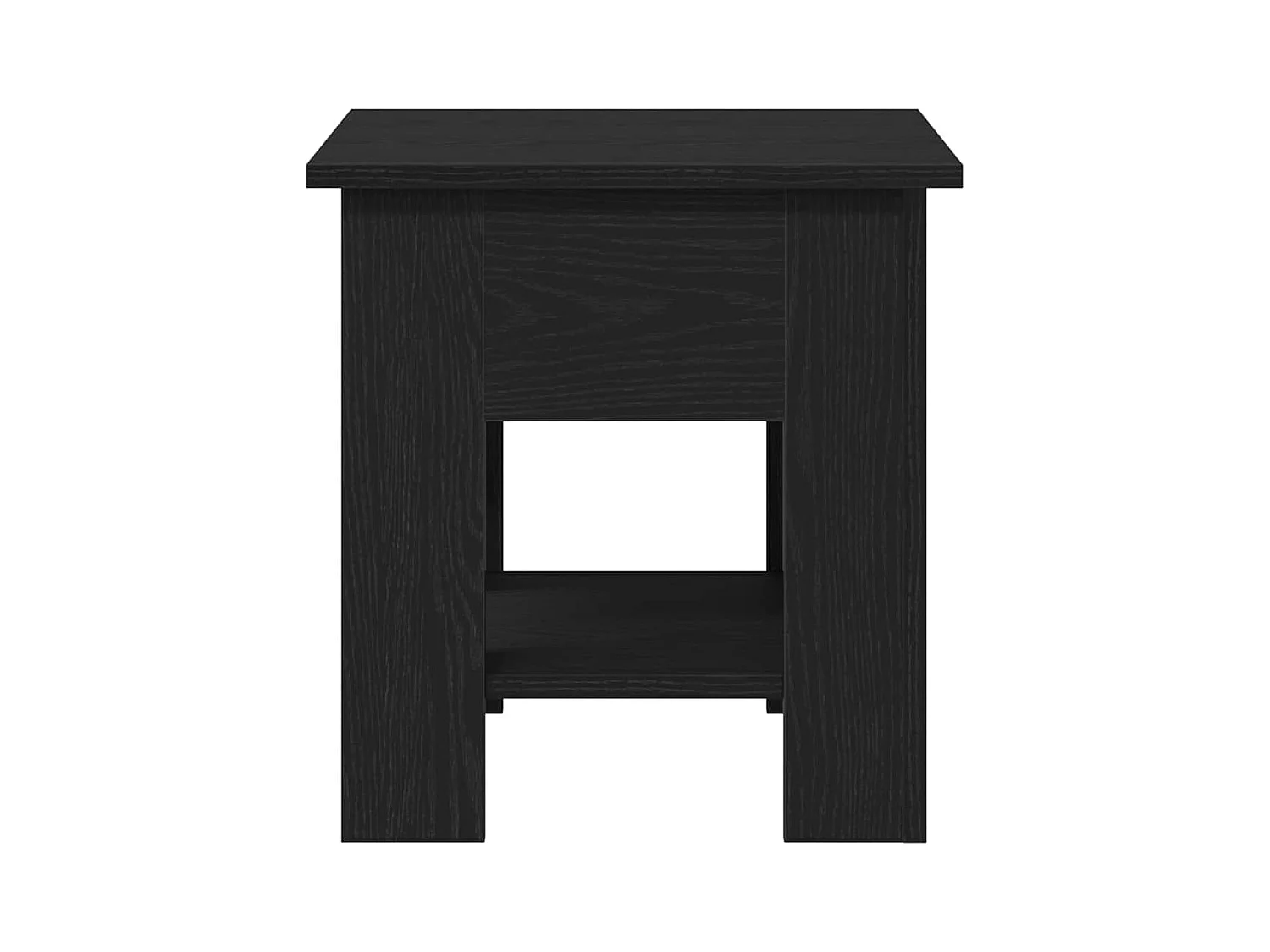 Table basse Chêne noir 40 x 40 x 42 cm Bois d'ingénierie