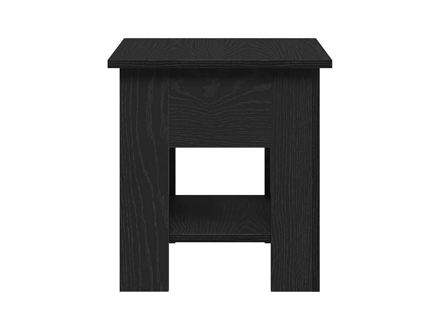 Table basse Chêne noir 40 x 40 x 42 cm Bois d'ingénierie
