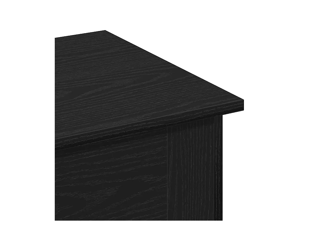 Table basse Chêne noir 40 x 40 x 42 cm Bois d'ingénierie