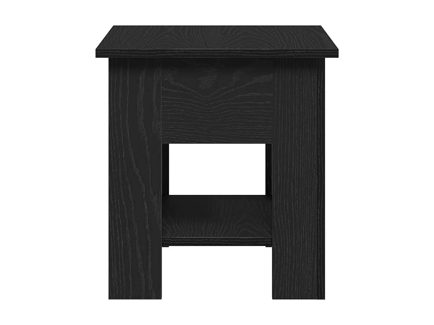 Table basse Chêne noir 40 x 40 x 42 cm Bois d'ingénierie