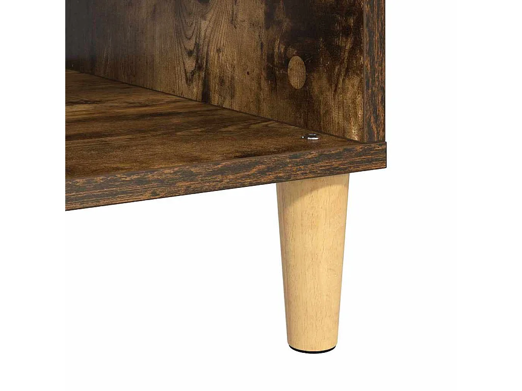 Table basse Chêne fumé 103,5 x 60 x 35 cm Bois d'ingénierie
