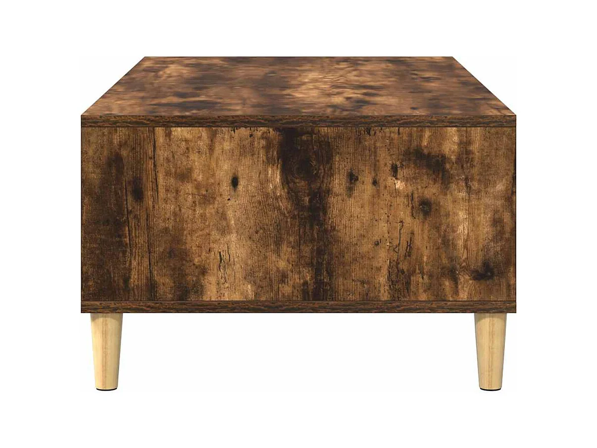 Salontafel Gerookt eiken 103,5 x 60 x 35 cm Bewerkt hout