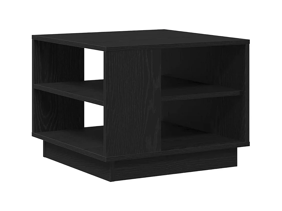 Table basse Chêne noir 55 x 55 x 42 cm Bois d'ingénierie