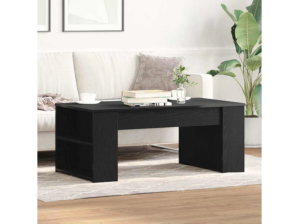 Mesa de centro Carvalho preto 102 x 55 x 42 cm