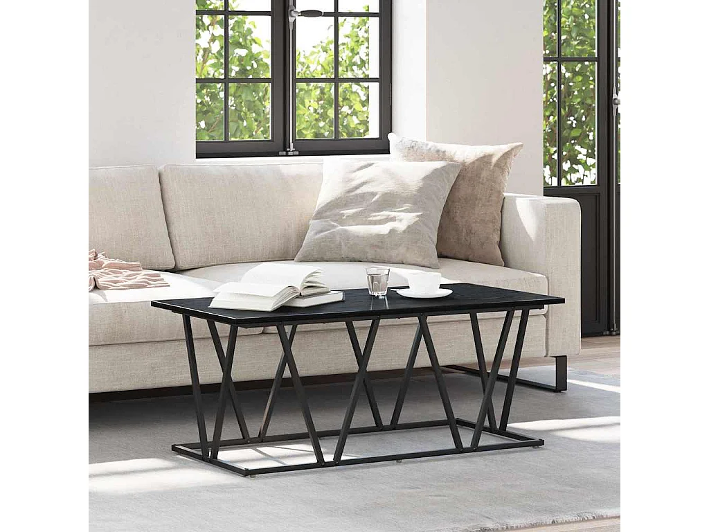 Mesa de centro Carvalho preto 100 x 50 x 40 cm