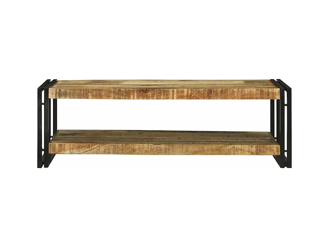 Table basse Marron 120 x 50 x 38 cm bois de manguier massif