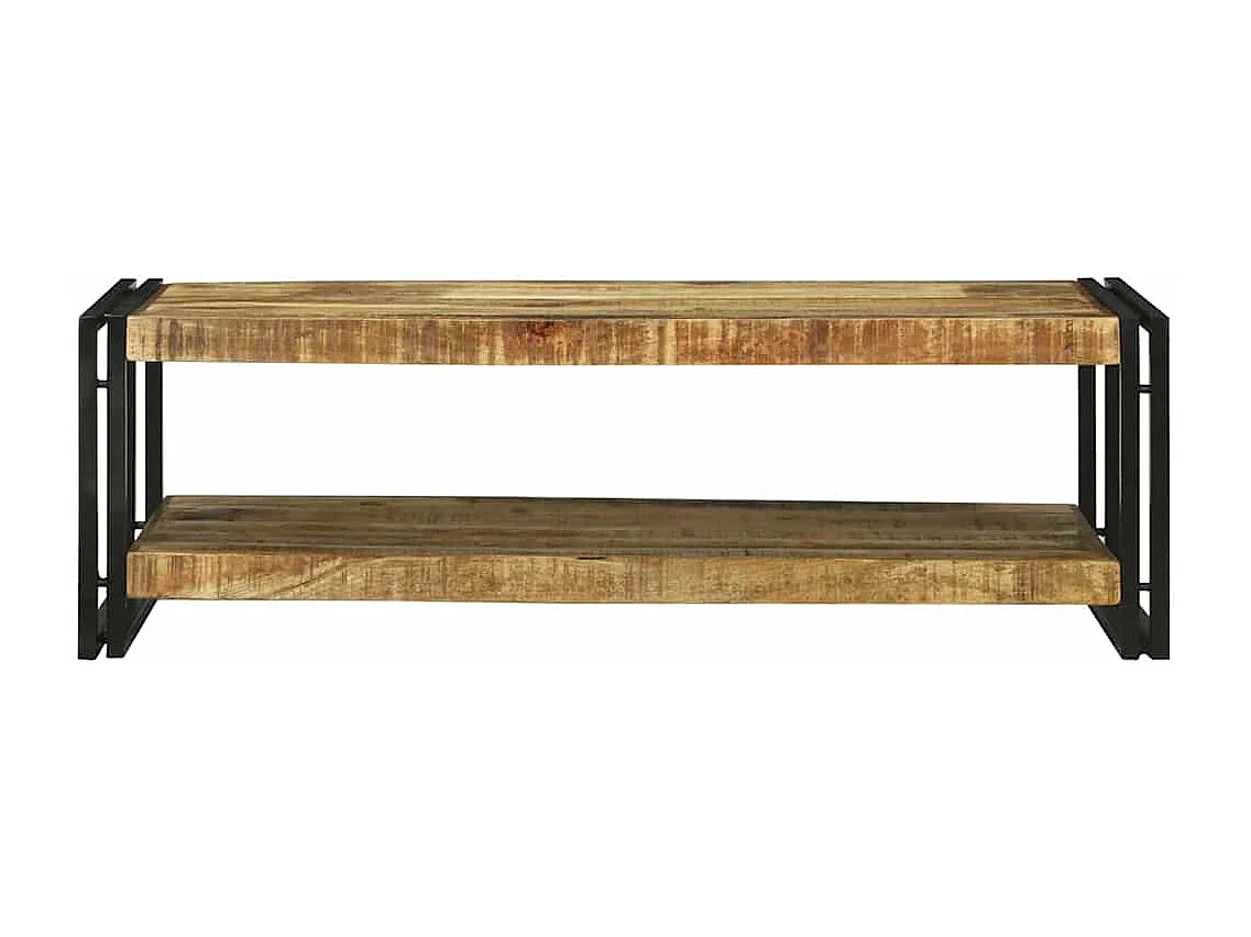 Mesa de Café Marrón 120 x 50 x 38 cm madera maciza de mango