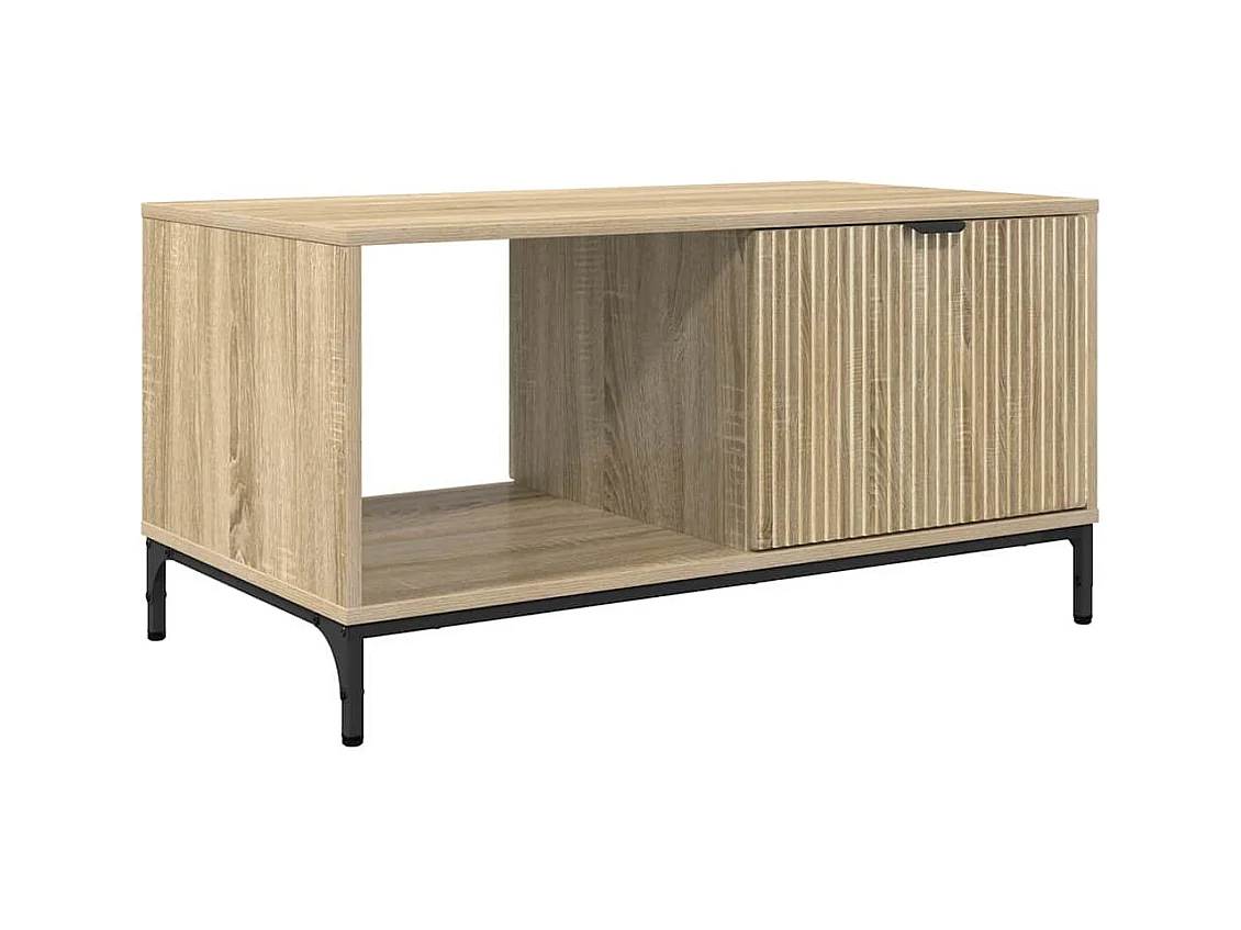 Mesa de Café Roble Sonoma 90 x 49 x 46 cm Madera contrachapada