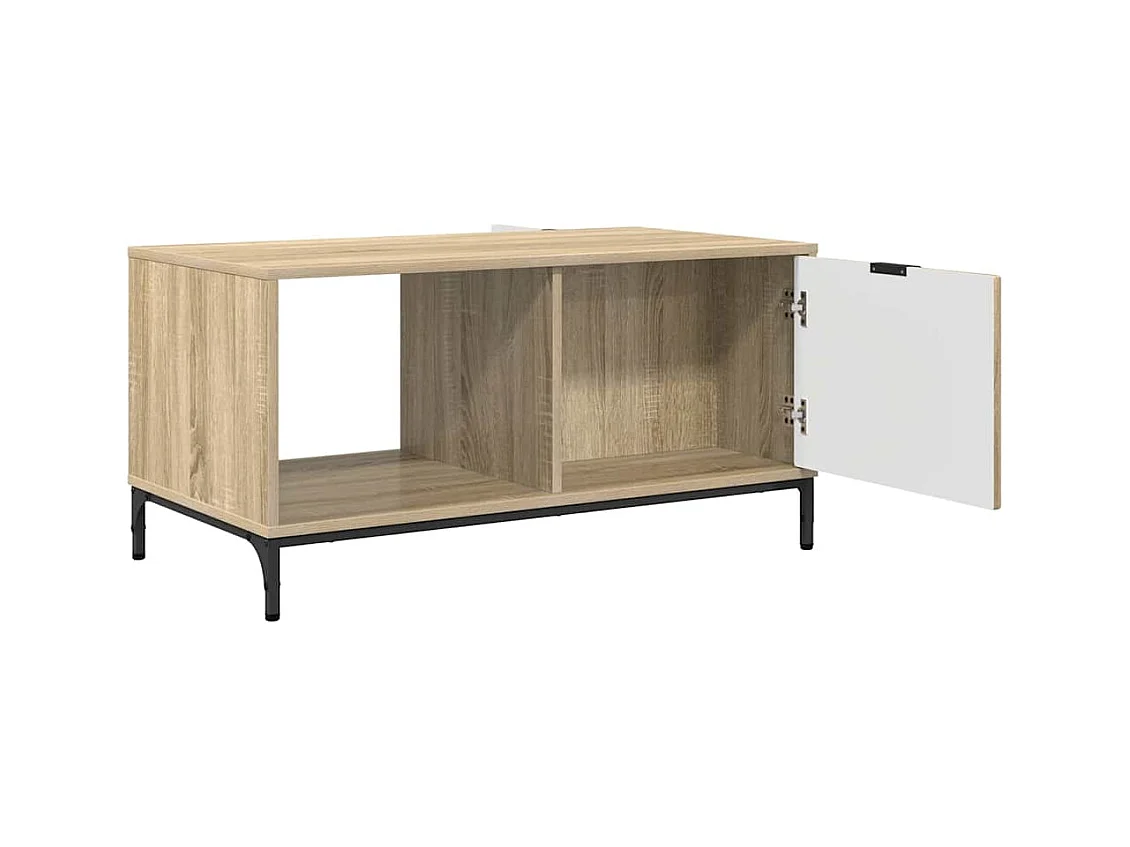 Mesa de Café Roble Sonoma 90 x 49 x 46 cm Madera contrachapada