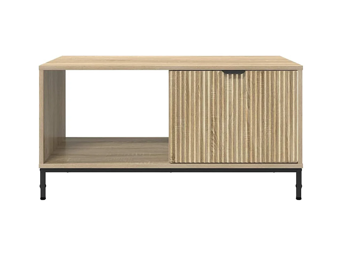 Mesa de Café Roble Sonoma 90 x 49 x 46 cm Madera contrachapada