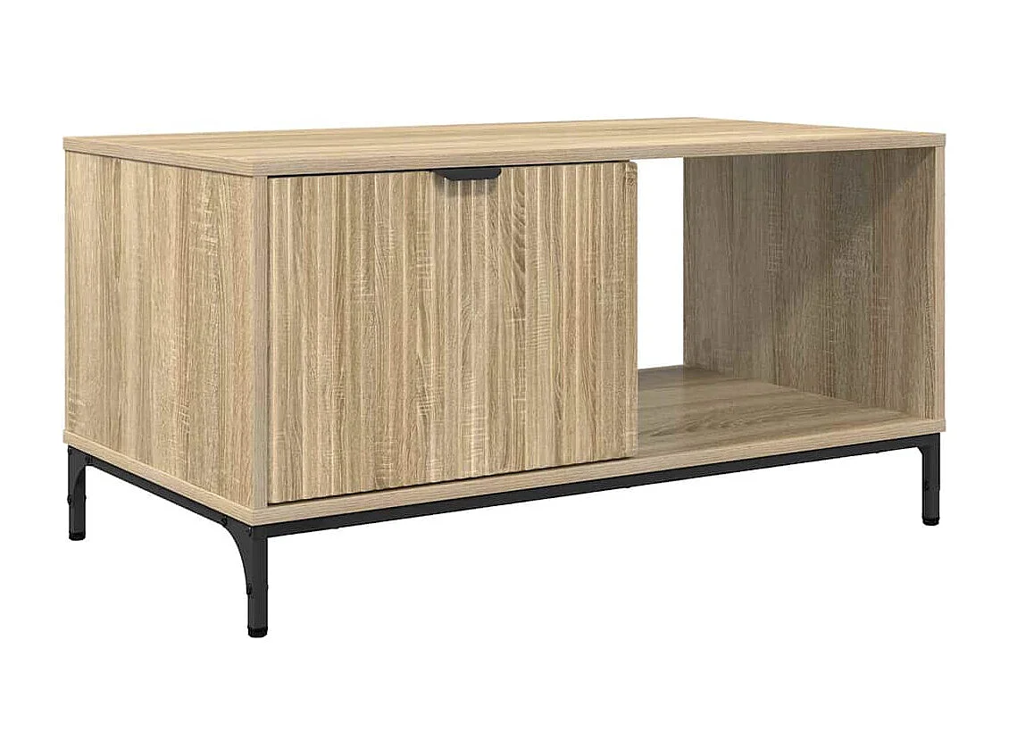 Mesa de Café Roble Sonoma 90 x 49 x 46 cm Madera contrachapada