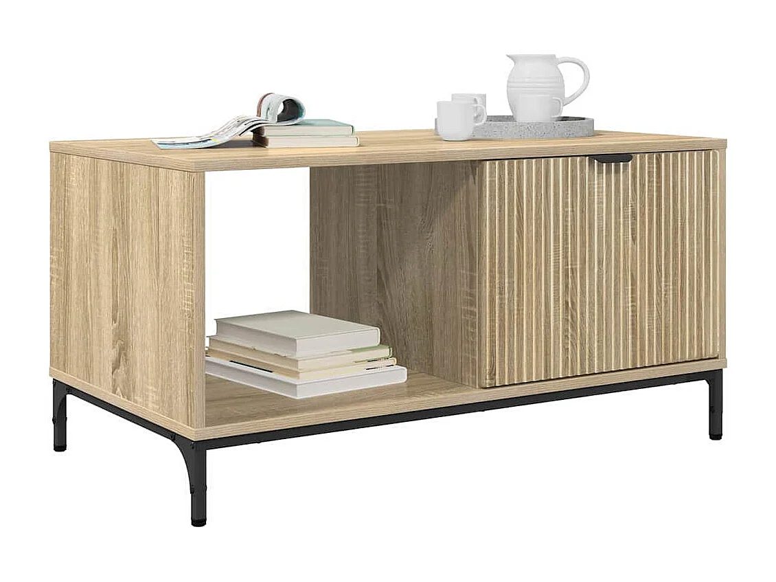 Mesa de centro Carvalho sonoma 90 x 49 x 46 cm