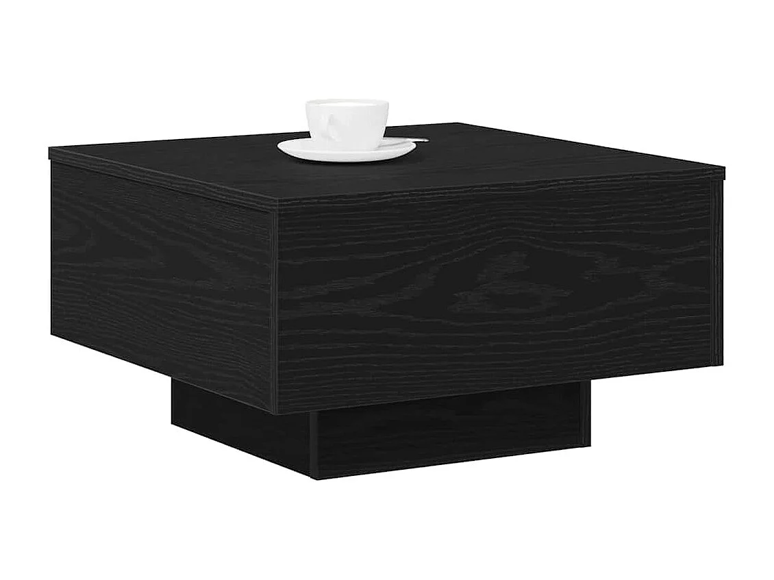 Table basse Chêne noir 55 x 55 x 31 cm Bois d'ingénierie